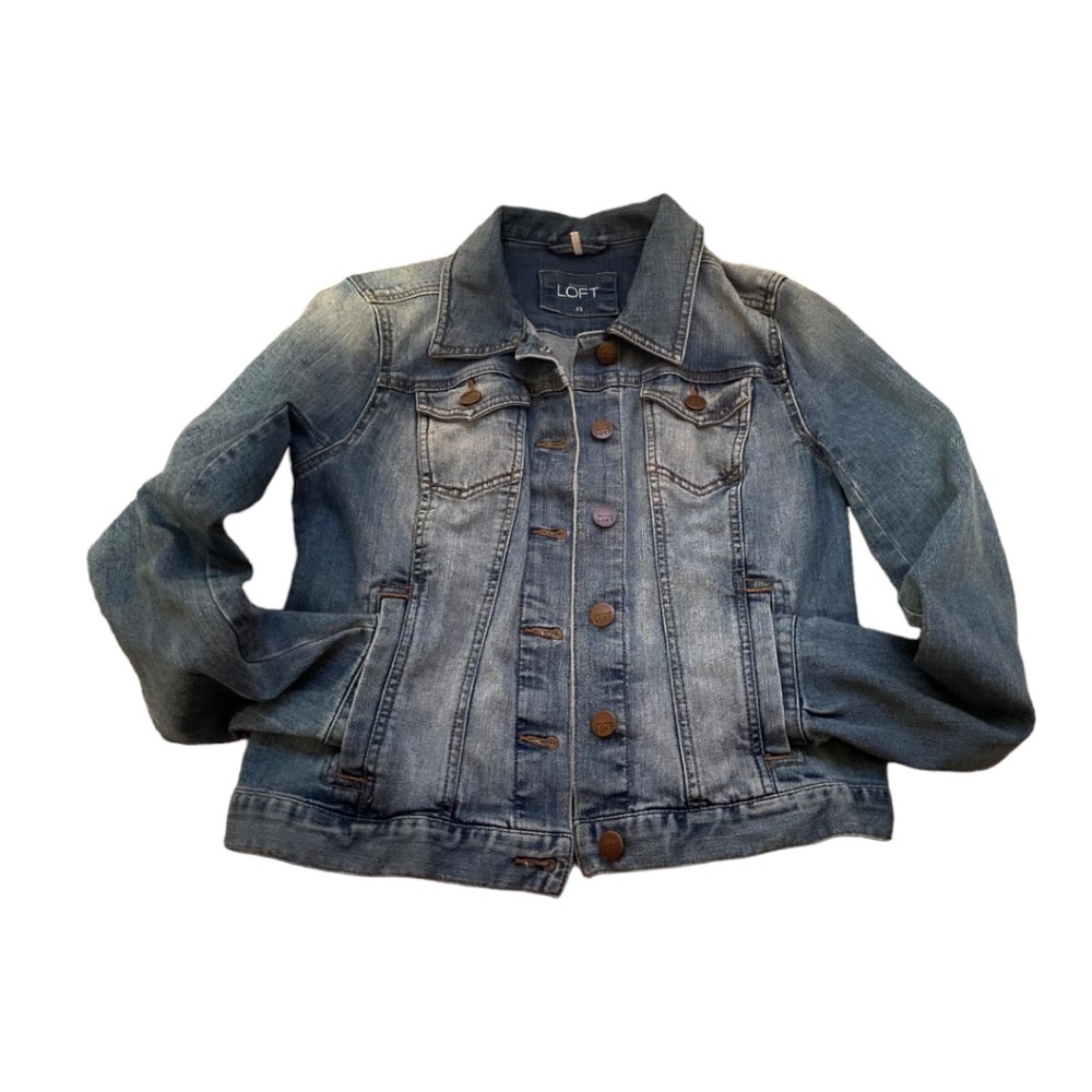Ann Taylor LOFT Denim Jean Jacket, Size XS